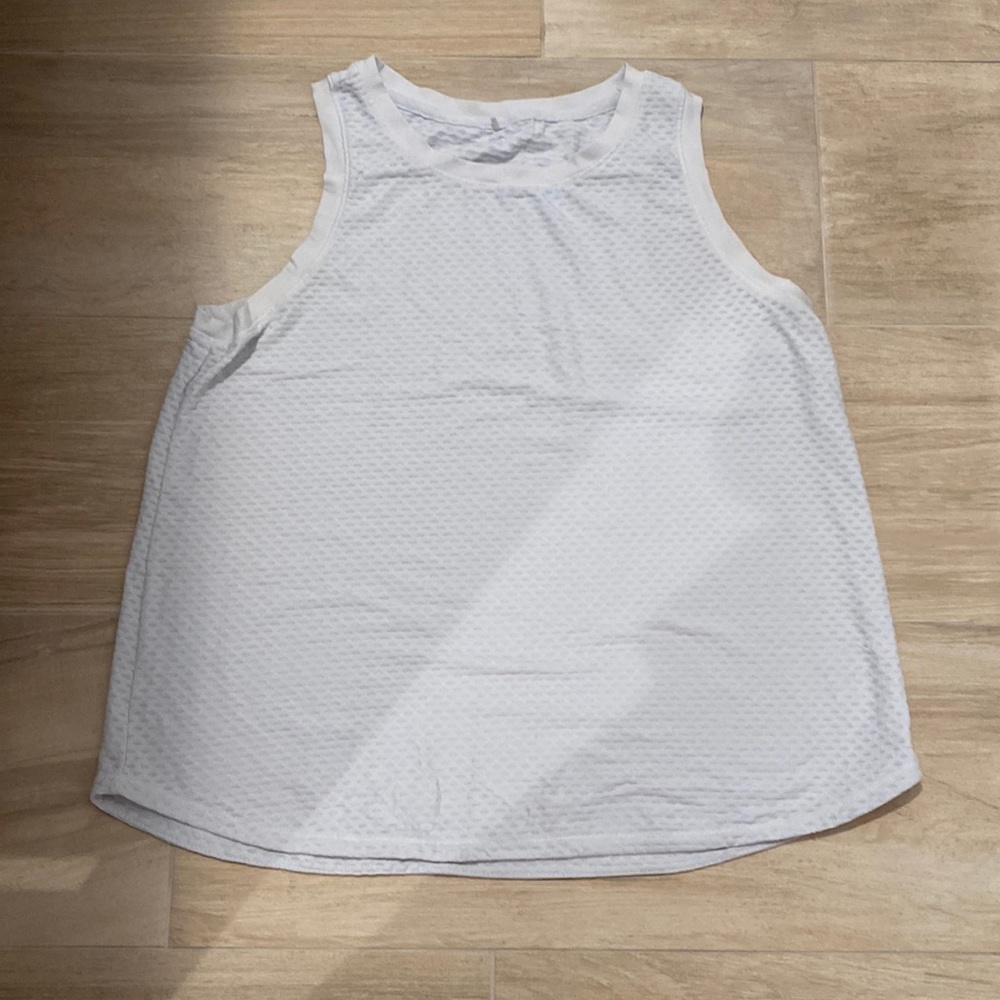 CALIA - Diamond Mesh Renew Tank - Size L - Color Light Blue/Sliver